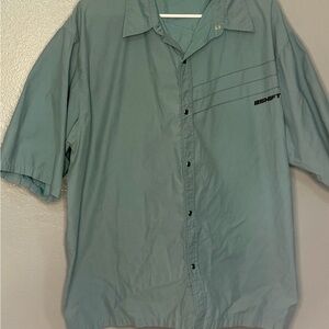 Men's Casual Button Down Shirt - Teal